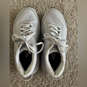 Woman’s Hoka Bondi SR White Leather
